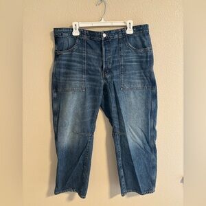 Madewell The Darted Barrel leg Jean